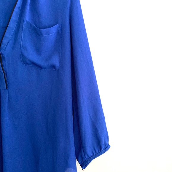 H&M Dressy Blue Blouse **New without Tags!** - Picture 6 of 8